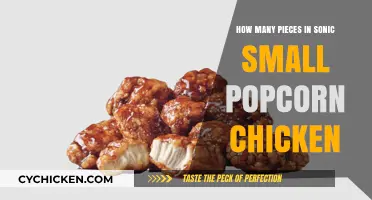 Sonic's Popcorn Chicken: Unveiling the Small Size Piece Count