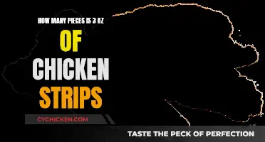 Chicken Strips: How Many Pieces in 3 Oz?