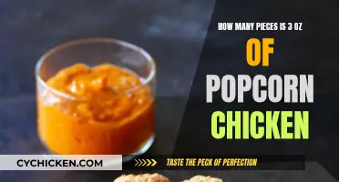 Delicious Popcorn Chicken: How Many Pieces in 3 Oz?