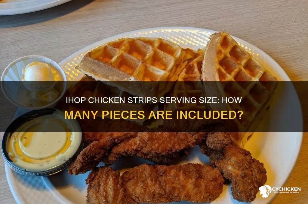 how many pieces is ihop chicken strips