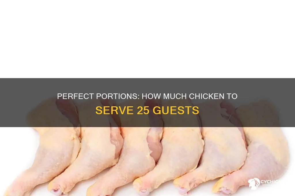 how many pieces of chicken for 25