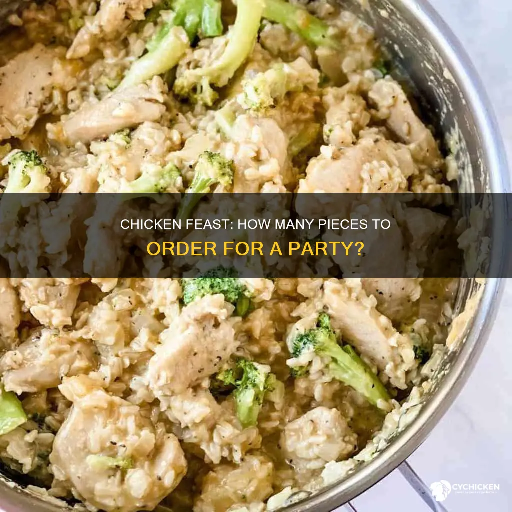 how many pieces of chicken for a party of 40