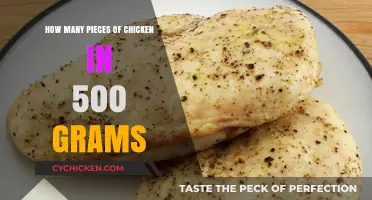 Calculating Chicken Portions: How Many Pieces in 500 Grams?