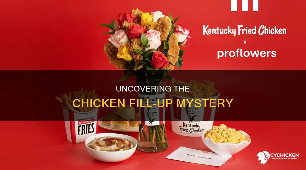 how many pieces of chicken in a $20 fill up