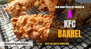 KFC Barrels: How Many Chicken Pieces?