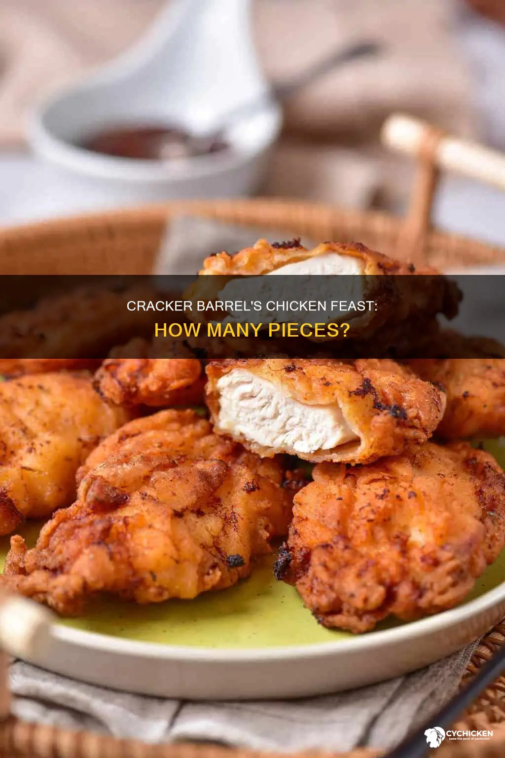 how many pieces of chicken in cracker barrel picnic box