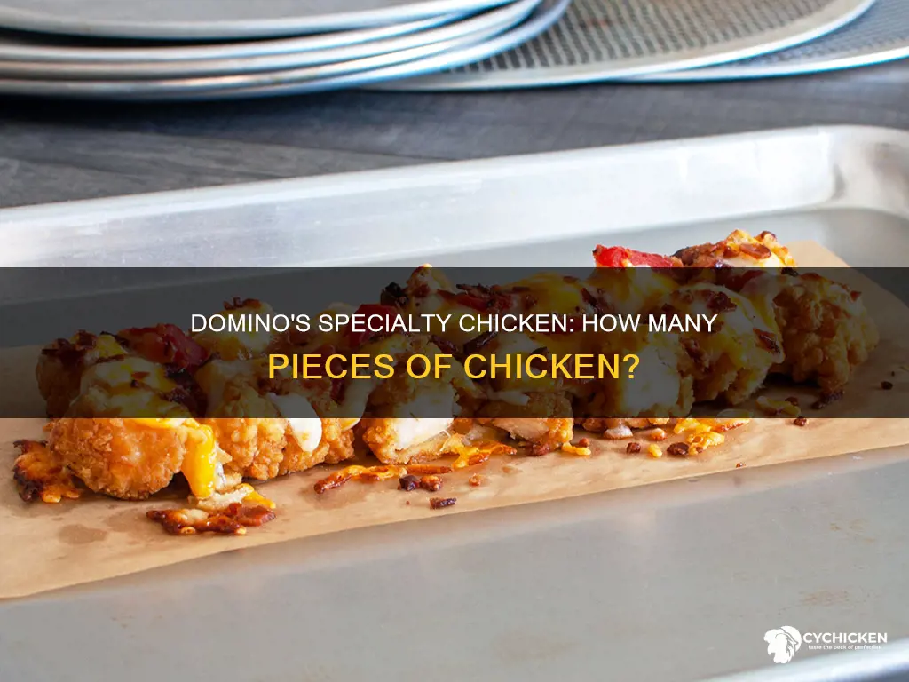 how many pieces of chicken in domino