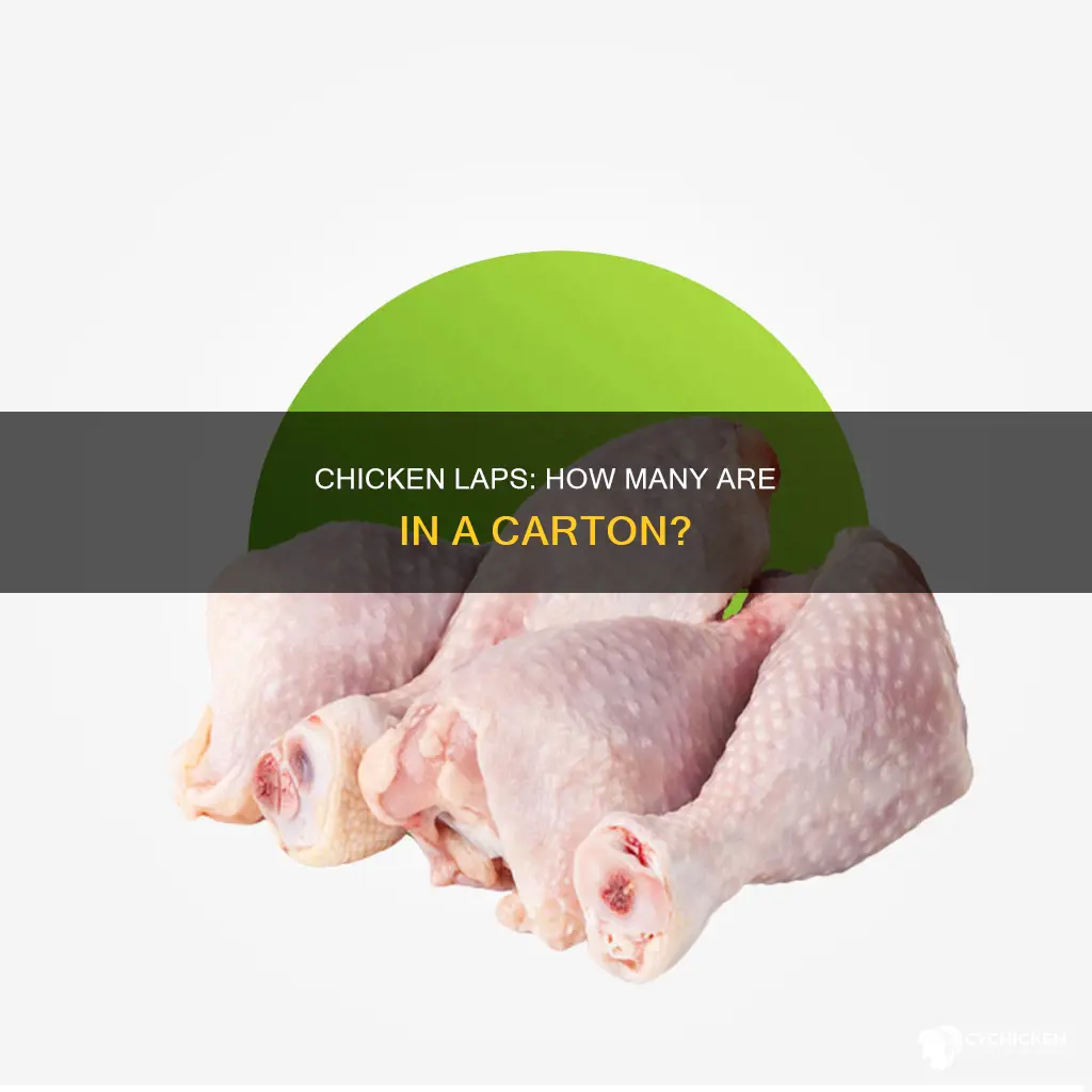 how many pieces of chicken laps are in a carton