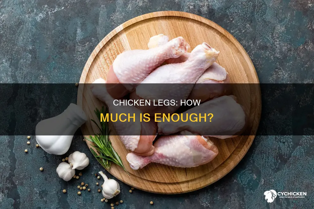 how many pieces of chicken legs in a pound