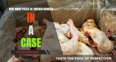 Chicken Quarter Cases: How Many Pieces?