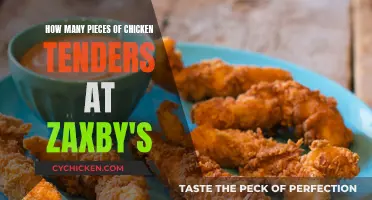 Zaxby's Chicken Tenders: How Many Pieces?