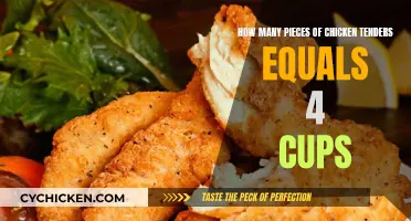 Chicken Tenders: How Many Pieces Make 4 Cups?