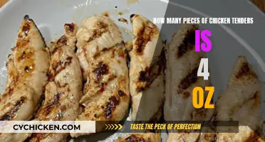 Chicken Tenders: How Many Make 4 Oz?