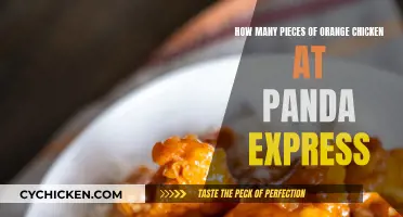 Panda Express Orange Chicken: How Many Pieces?