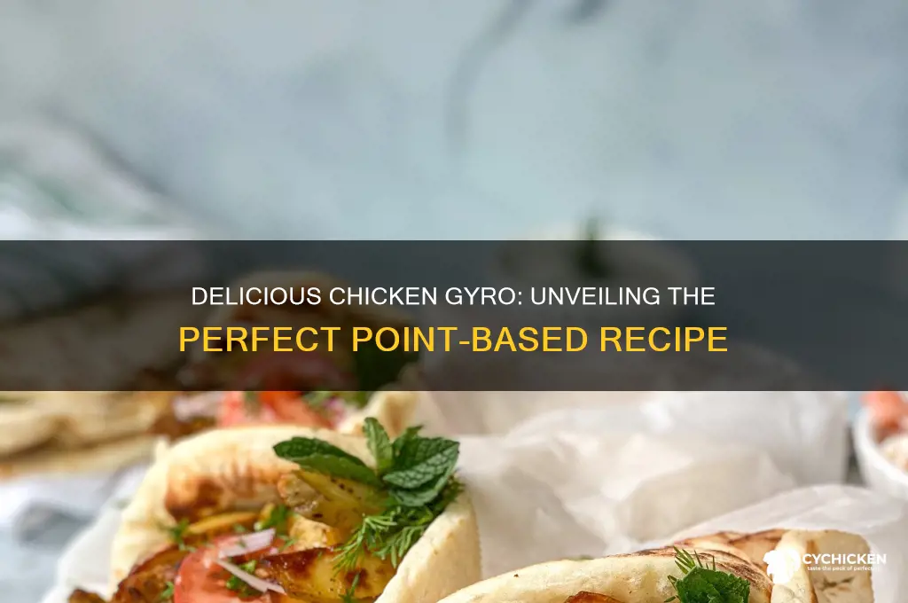 how many point for a chicken gyro