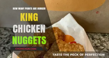Burger King Chicken Nuggets: Unveiling the Point Count Mystery