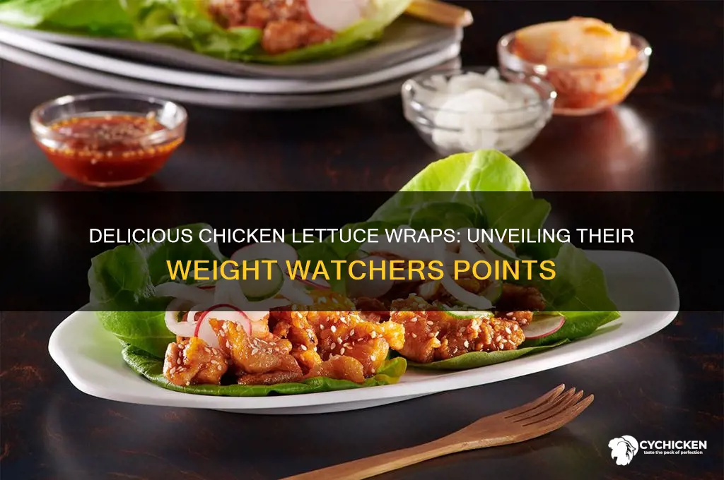 how many points are chicken lettuce wraps