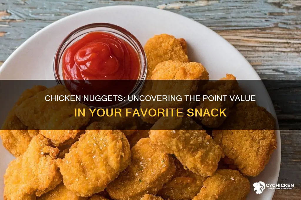 how many points are chicken nuggets