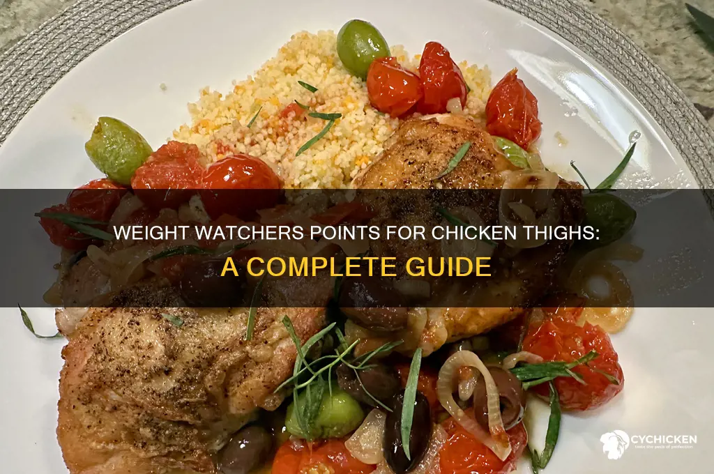 how many points are chicken thighs on weight watchers