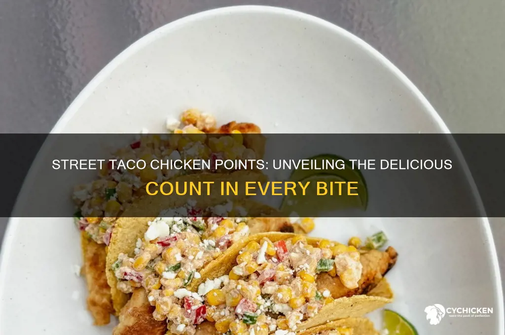 how many points in a street taco chicken