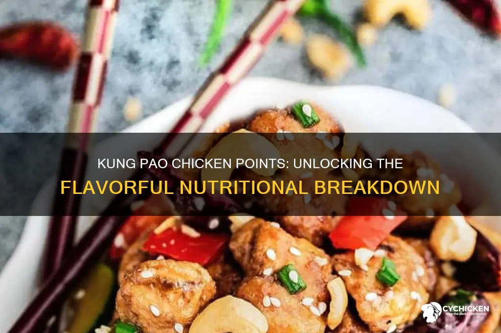 how many points in kung poa chicken