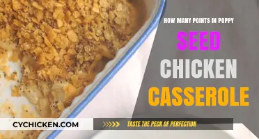Delicious Poppy Seed Chicken Casserole: Uncovering Its Weight Watchers Points