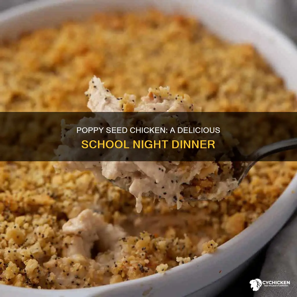 how many points in school poppy seed chicken casserole