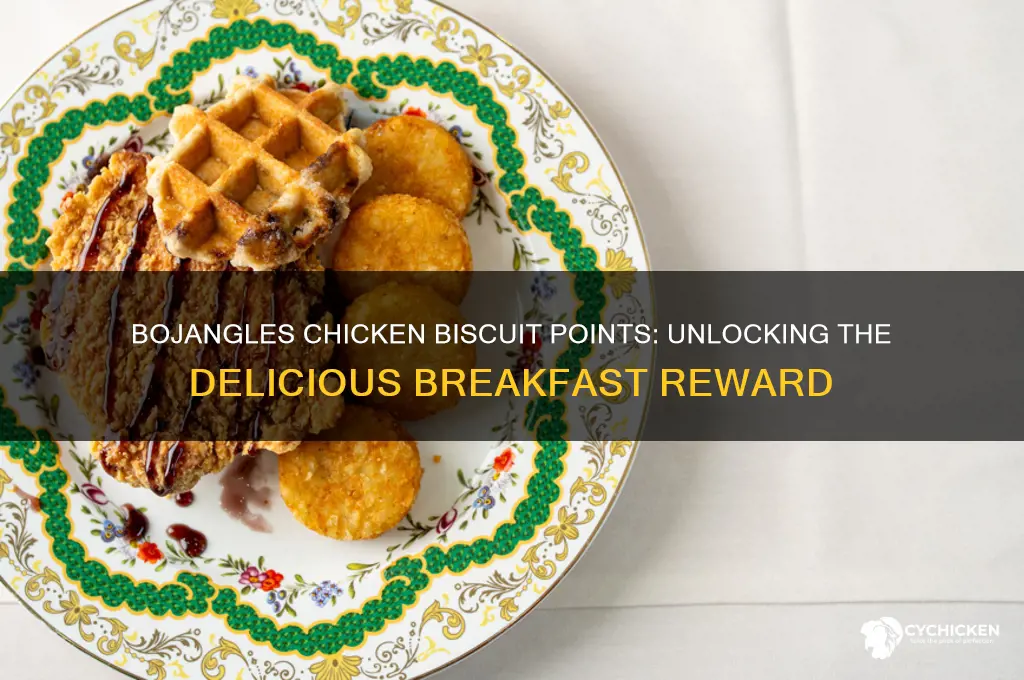 how many points is a bojangles chicken biscuit