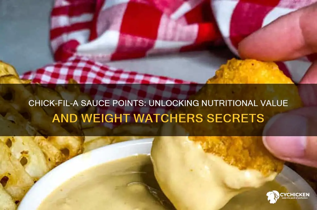 how many points is chick fil a sauce