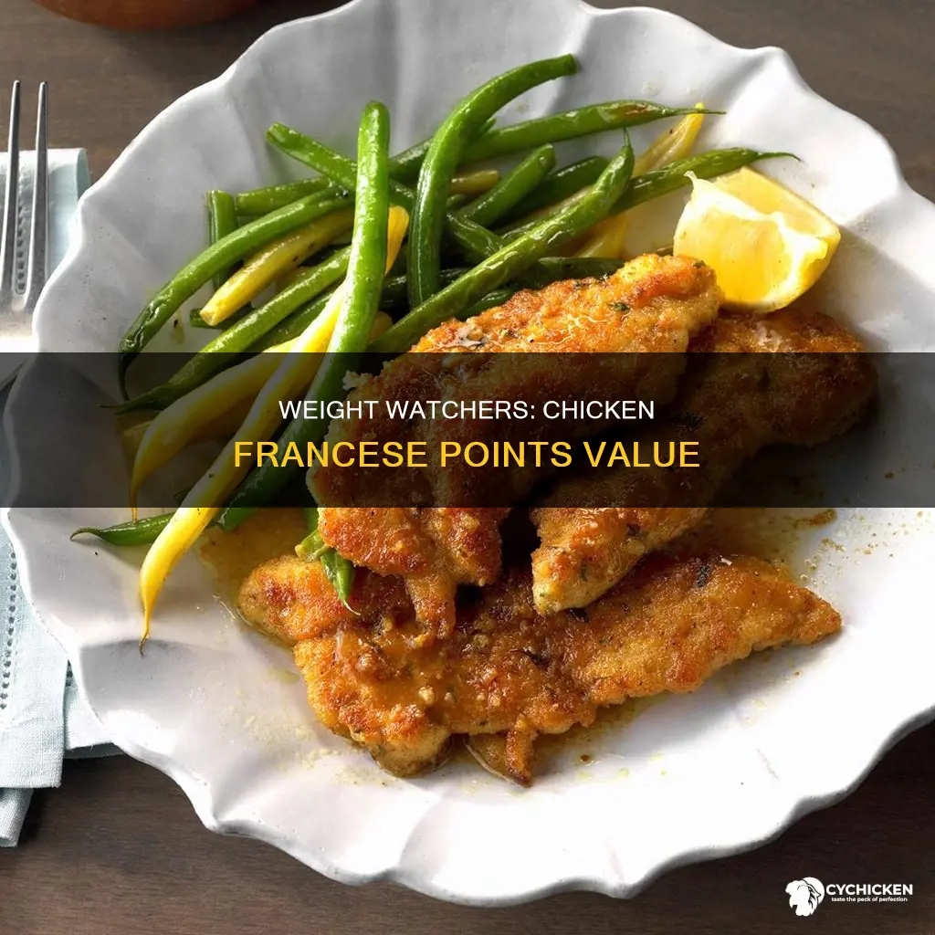 how many points is chicken francese on weight watchers