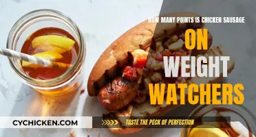 Weight Watchers Chicken Sausage Points Value