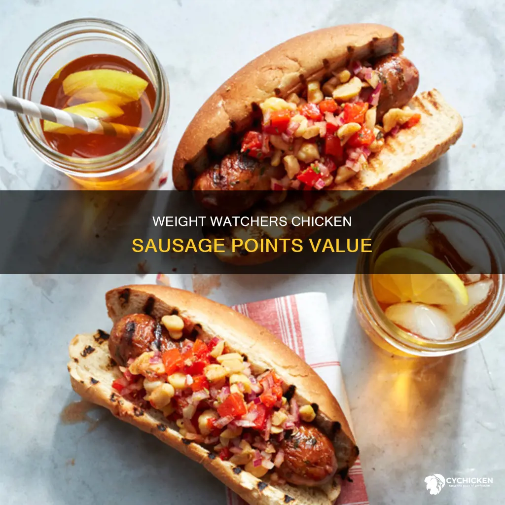 how many points is chicken sausage on weight watchers