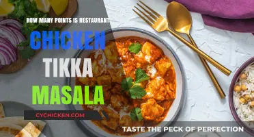 Restaurant Chicken Tikka Masala: Unveiling Its Weight Watchers Points Value