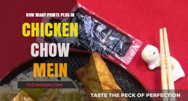 Chicken Chow Mein Points Plus: A Nutritional Breakdown