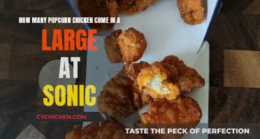 Popcorn Chicken Platter: Counting Sonic's Large Order