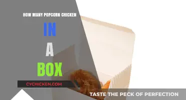 Popcorn Chicken Count: How Many Pieces Are in a Box?