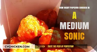 Sonic's Medium Popcorn Chicken: How Many Pieces Are Inside?