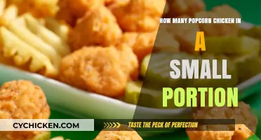Small Portion Popcorn Chicken: Counting the Crunchy Bites Inside