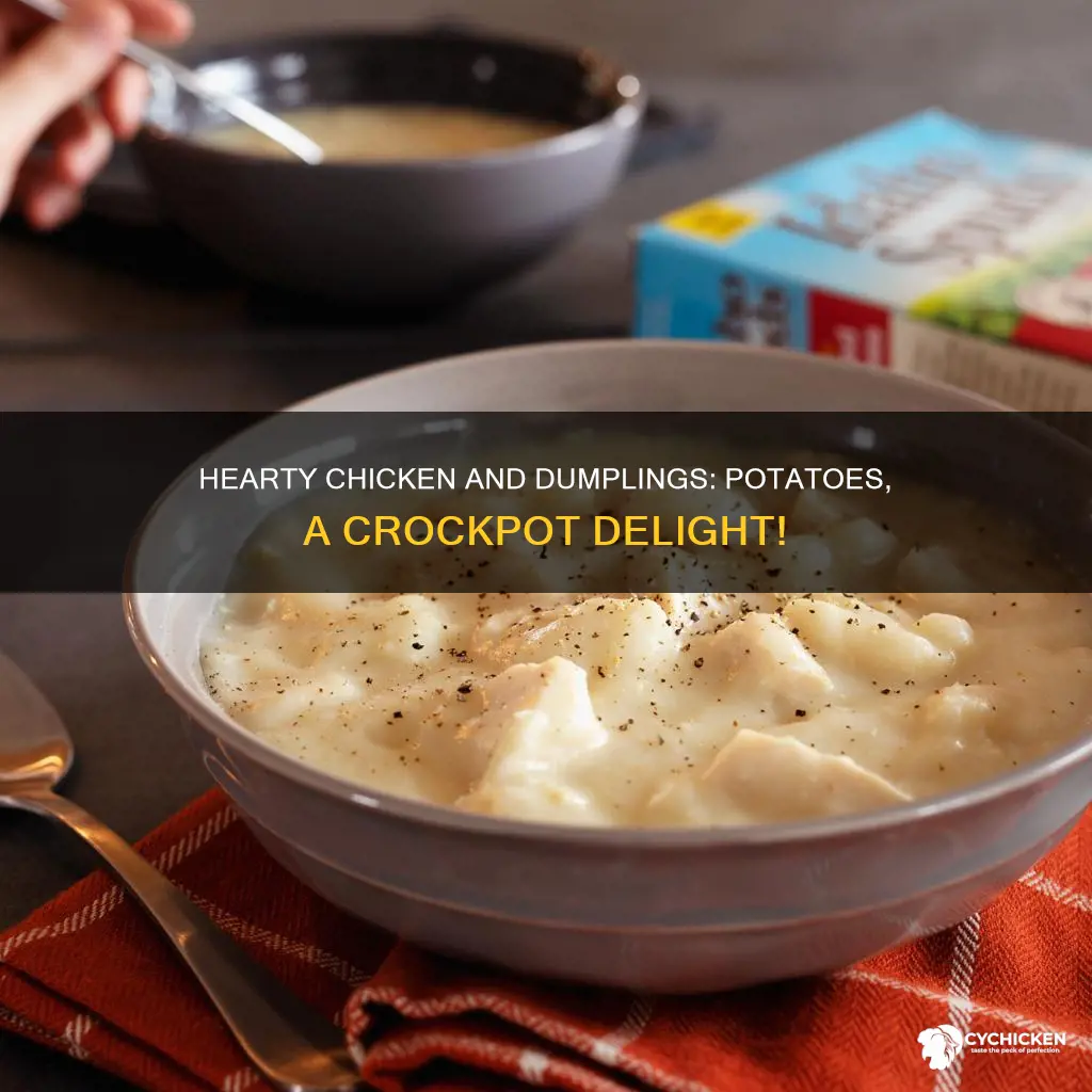 how many potatoes in put in crockpo chicken and dumplings