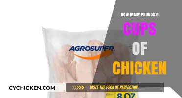 Converting Chicken Measurements: How Many Pounds Are in 8 Cups?