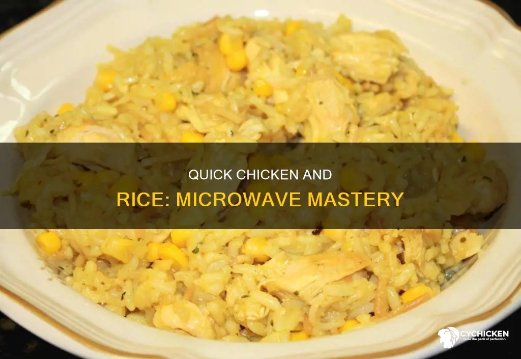 how many pounds a chicken with rice for microwave