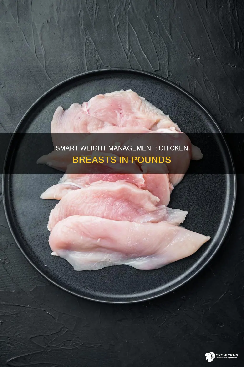 how many pounds are 4 slices of chicken breats