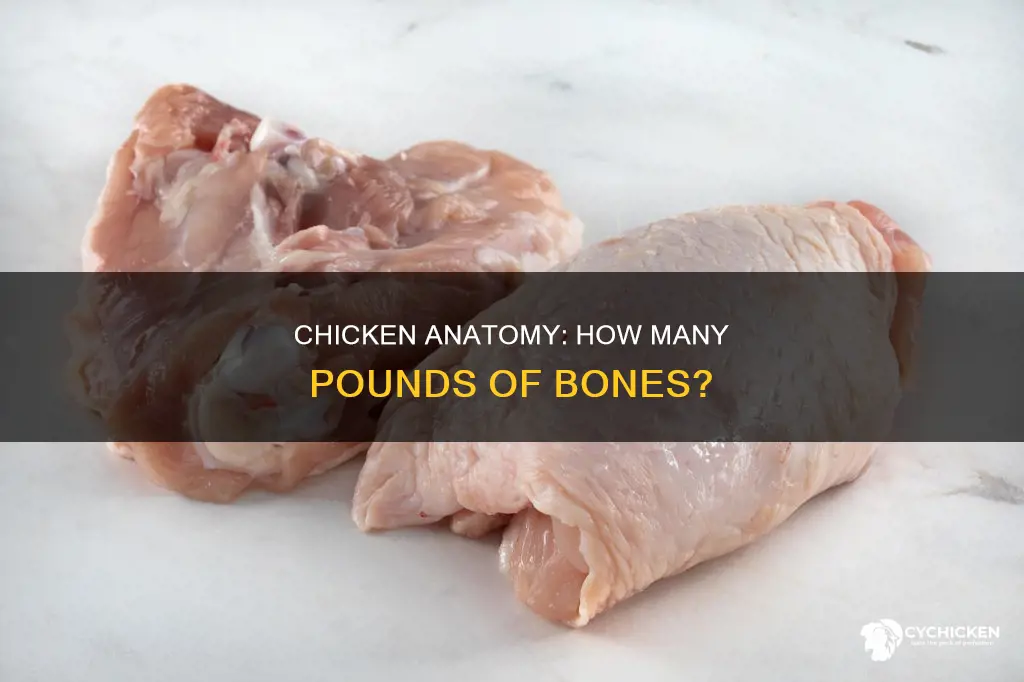 how many pounds are bone in a four pound chicken
