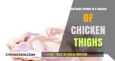 Chicken Thighs Package Weight: How Many Pounds to Expect?