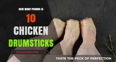 How Much Do 10 Chicken Drumsticks Weigh in Pounds?