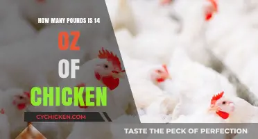 Converting Chicken Weight: How Many Pounds is 14 Ounces?