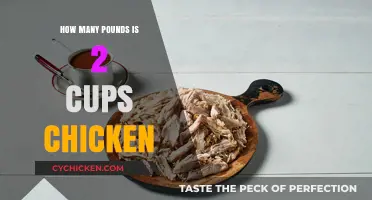 Converting Chicken Measurements: How Many Pounds Are in 2 Cups?