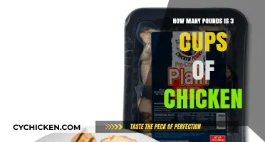 Converting Cups to Pounds: How Much Does 3 Cups of Chicken Weigh?