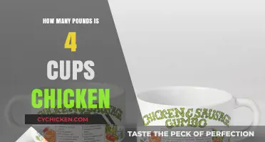 Converting Cups to Pounds: How Much Does 4 Cups of Chicken Weigh?