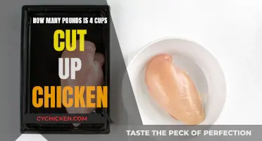 Converting Cups of Chicken to Pounds: Quick Guide